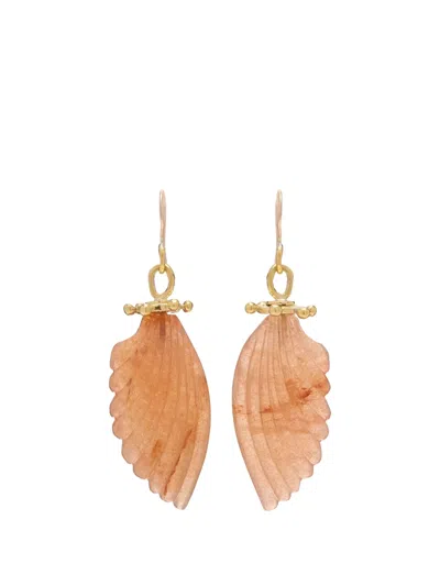 Ulla Johnson Small Wing Drop Earrings In Gold