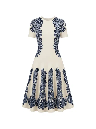 Ulla Johnson Sofie Jacquard-knit Midi Dress In Neutral