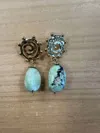 Ulla Johnson Spiral Stone Earring In Turquoise