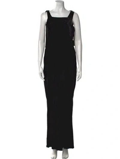 Pre-owned Ulla Johnson Square Neckline Jumpsuit In Black