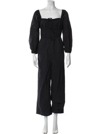 Pre-owned Ulla Johnson Square Neckline Jumpsuit In Blue