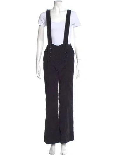 Pre-owned Ulla Johnson Square Neckline Jumpsuit In Blue