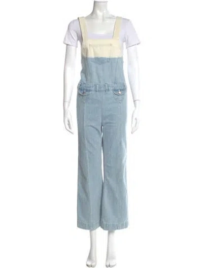 Pre-owned Ulla Johnson Square Neckline Jumpsuit In Multi
