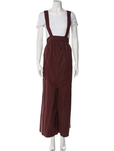 Pre-owned Ulla Johnson Square Neckline Jumpsuit In Purple