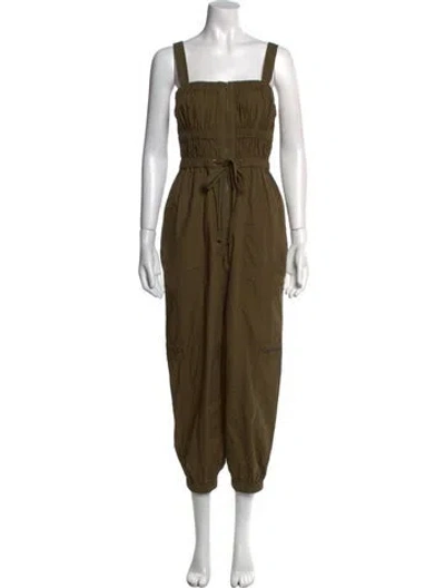 Pre-owned Ulla Johnson Square Neckline Jumpsuit W/ Tags In Green