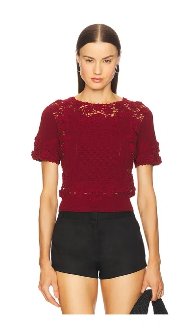Ulla Johnson Stella Short Sleeve Knit Top