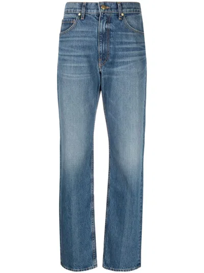 Ulla Johnson Straight-leg Cut Jeans In Blue
