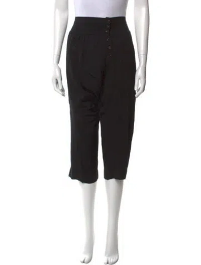 Pre-owned Ulla Johnson Straight Leg Pants In Black
