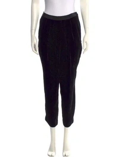 Pre-owned Ulla Johnson Straight Leg Pants In Black