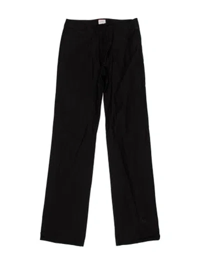 Pre-owned Ulla Johnson Straight Leg Pants In Black