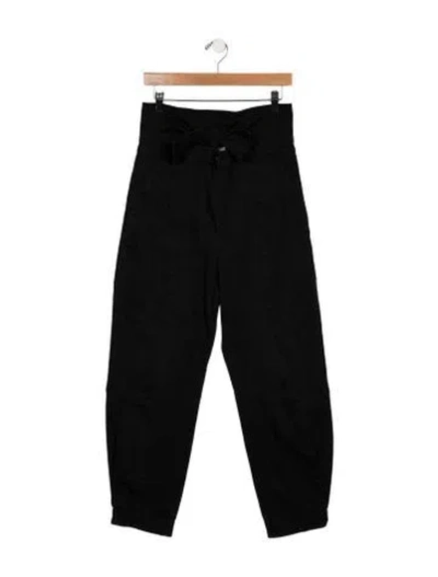 Pre-owned Ulla Johnson Straight Leg Pants In Black