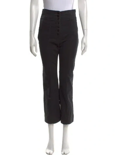 Pre-owned Ulla Johnson Straight Leg Pants In Black