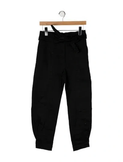 Pre-owned Ulla Johnson Straight Leg Pants In Black
