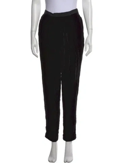 Pre-owned Ulla Johnson Straight Leg Pants In Black