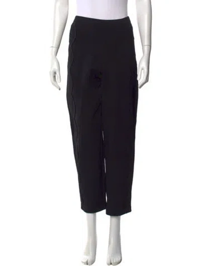 Pre-owned Ulla Johnson Straight Leg Pants In Black