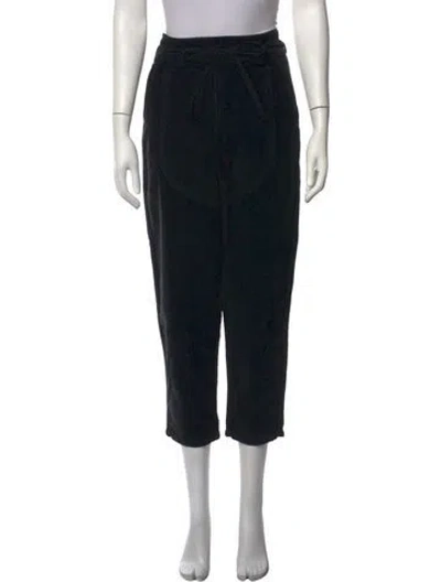 Pre-owned Ulla Johnson Straight Leg Pants In Black