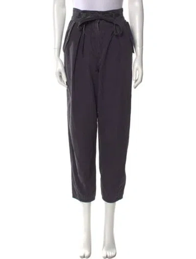 Pre-owned Ulla Johnson Straight Leg Pants In Blue