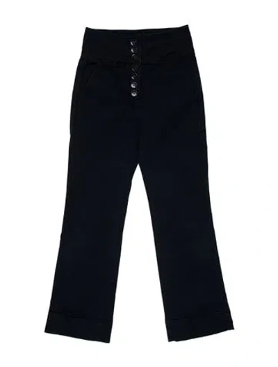 Pre-owned Ulla Johnson Straight Leg Pants In Blue