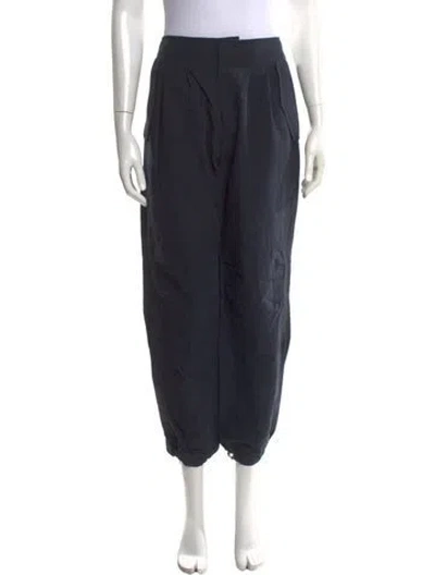 Pre-owned Ulla Johnson Straight Leg Pants In Blue
