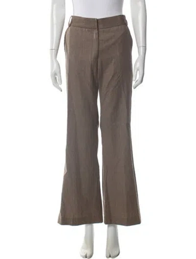 Pre-owned Ulla Johnson Straight Leg Pants In Gray