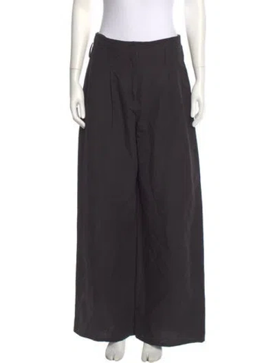 Pre-owned Ulla Johnson Straight Leg Pants In Gray