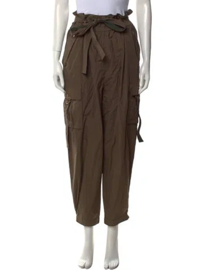 Pre-owned Ulla Johnson Straight Leg Pants In Multi