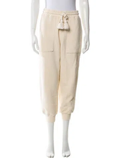 Pre-owned Ulla Johnson Straight Leg Pants In Neutral