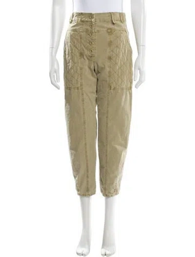 Pre-owned Ulla Johnson Straight Leg Pants In Neutral