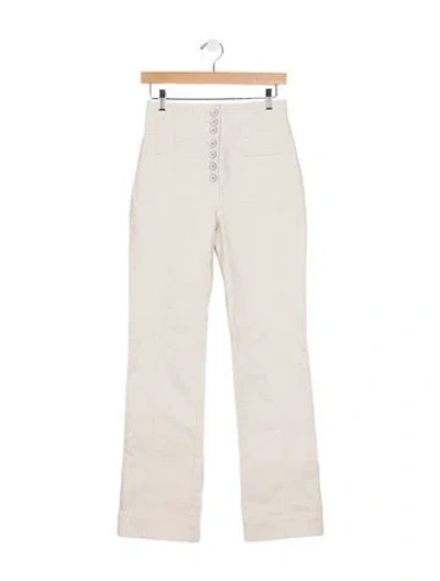 Pre-owned Ulla Johnson Straight Leg Pants In Neutrals