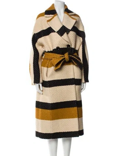 Pre-owned Ulla Johnson Striped Coat