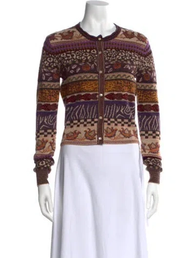 Pre-owned Ulla Johnson Striped Crew Neck Sweater In Multi