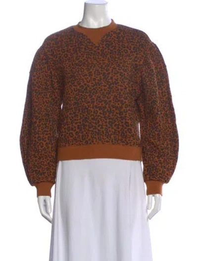 Pre-owned Ulla Johnson Striped Crew Neck Sweater In Multi