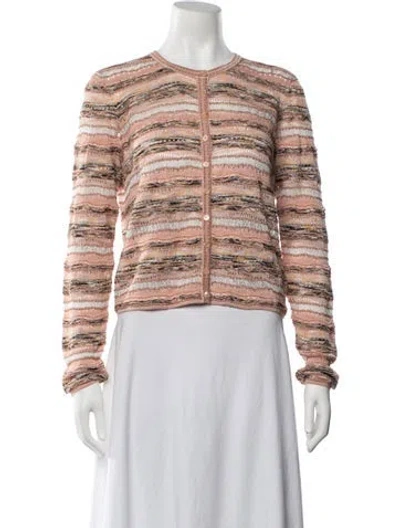 Pre-owned Ulla Johnson Striped Crew Neck Sweater W/ Tags In Multicolor