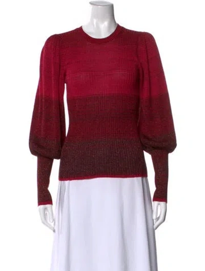 Pre-owned Ulla Johnson Striped Crew Neck Top