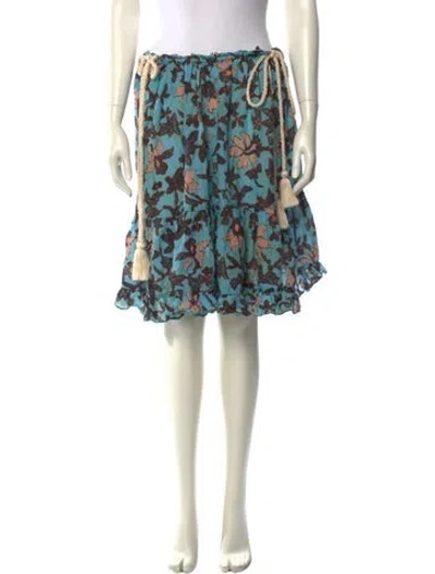 Pre-owned Ulla Johnson Striped Knee-length Skirt In Multi