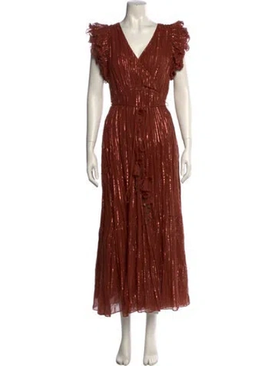 Pre-owned Ulla Johnson Striped Long Dress