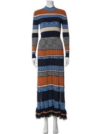 Pre-owned Ulla Johnson Striped Long Dress