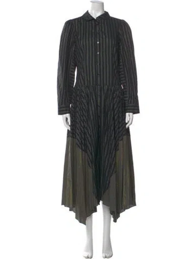 Pre-owned Ulla Johnson Striped Long Dress In Multi