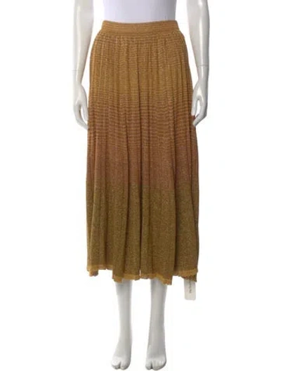 Pre-owned Ulla Johnson Striped Midi Length Skirt