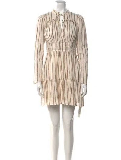 Pre-owned Ulla Johnson Striped Mini Dress