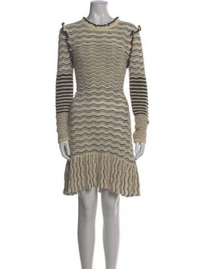 Pre-owned Ulla Johnson Striped Mini Dress