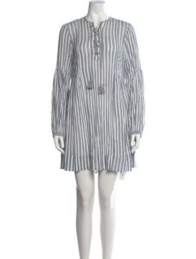 Pre-owned Ulla Johnson Striped Mini Dress In Multi