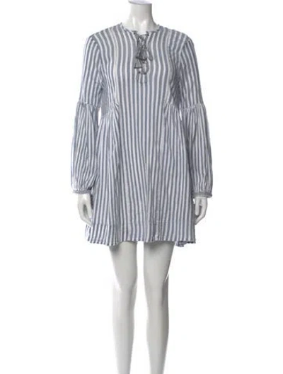 Pre-owned Ulla Johnson Striped Mini Dress In Multi