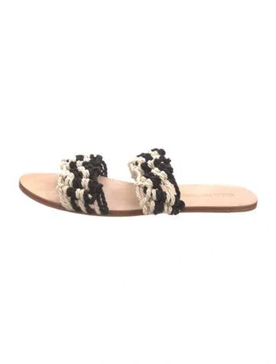 Pre-owned Ulla Johnson Striped Slides