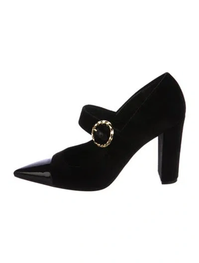 Pre-owned Ulla Johnson Suede Pumps In Black