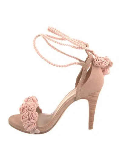 Pre-owned Ulla Johnson Suede Sandals In Neutral