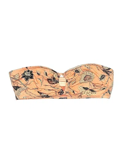Pre-owned Ulla Johnson Swimsuit Top Orange Swimwear