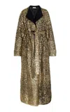 Ulla Johnson Sylvan Wool-blend Coat In Metallic