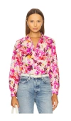 Ulla Johnson Tahlia Blouse In Fuchsia