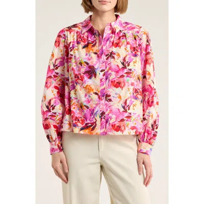 Ulla Johnson Tahlia Button-up Shirt In Pink